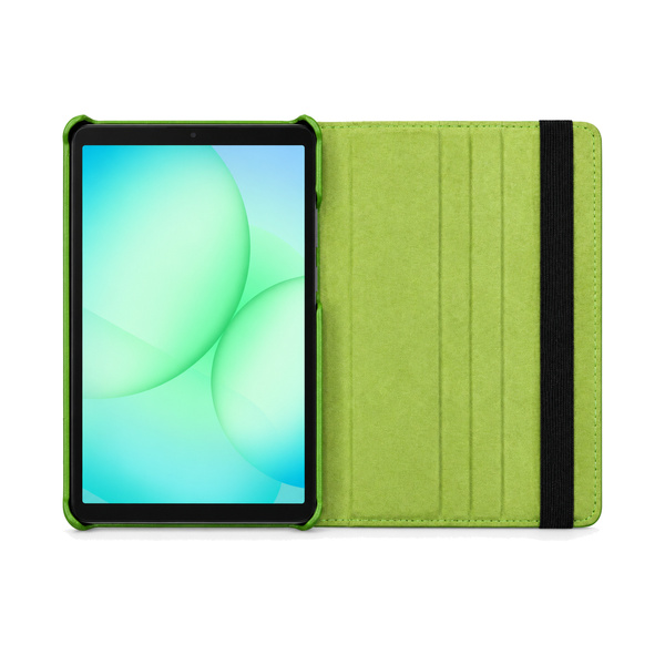 Etui obrotowe do Samsung Galaxy Tab A11 X135/ X133 A9 SM-X115/X110 - zielone