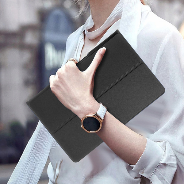 Etui Smart z klapką do Lenovo Tab Plus 11, czarne - ochronne z podstawką