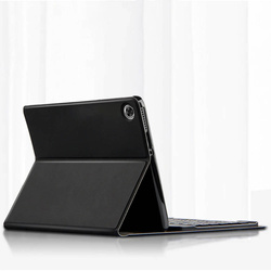 Etui z klawiaturą Bluetooth do Realme Pad 10.4 kabel / Pad 10.4, czarne - ochronne z podstawką