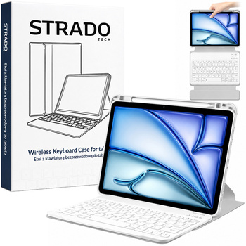 Etui z klawiaturą 360 do iPad Air 11 M4/ M3/ M2 2026/ 25/ 24 ochronne szare