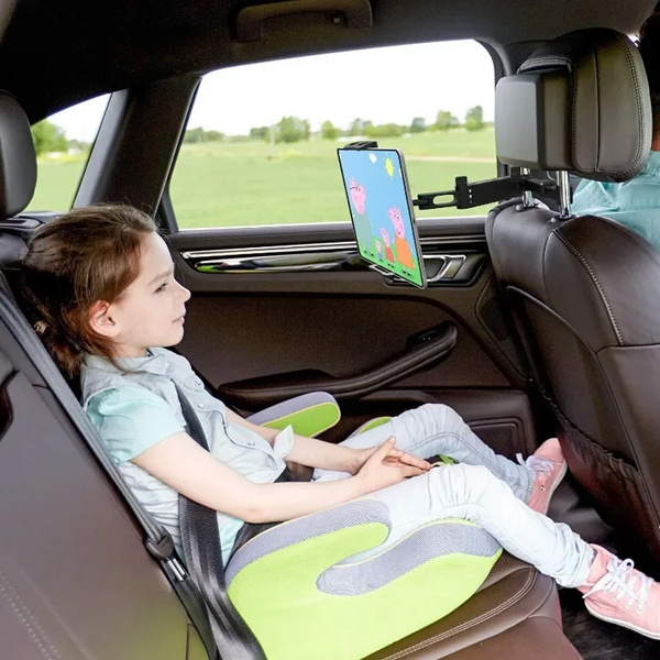 Uchwyt samochodowy na zagłówek 360° do tabletu telefonu na telefon tablet, czarny