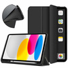 Etui Smart do iPad 10.9 2022 Gen. 10, czarne - ochronne z podstawką, dostęp do portów i przycisków