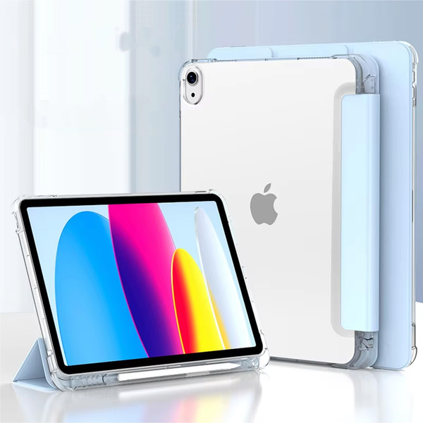 Etui Crystal do Apple iPad 10.9 10 Gen 2022 iPad 11 A16 11 Gen 2025, niebieskie - ochronne