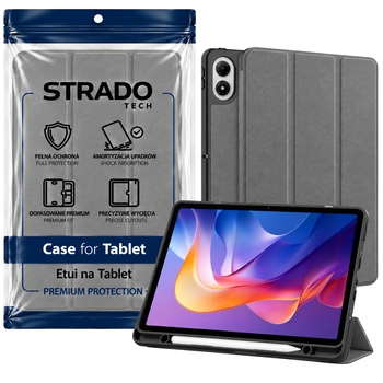 Etui Smart Pencil do Redmi Pad 2 11 2025 z miejscem na rysik - szare