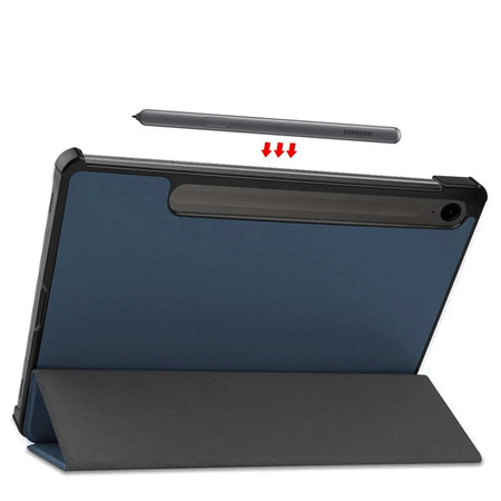 Etui Smart do Samsung Galaxy Tab S9, czarne - ochronne z podstawką, dostęp do portów i przycisków