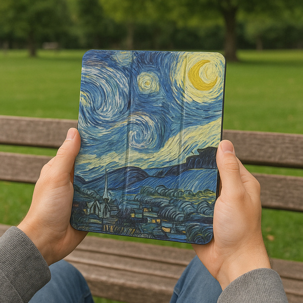 Etui Graficzne do Lenovo Tab M11 10.95 11 - ochronne z podstawką, dostęp do portów i przycisków