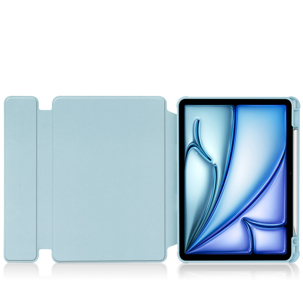 Etui z klawiaturą 360 do iPad Air 13 M4/ M3/ M2 2026/ 25/ 24 ochronne niebieskie
