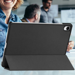 Etui Smart do Samsung Galaxy Tab S11 11 SM SMX736 z klapką, czarne - ochronne z podstawką