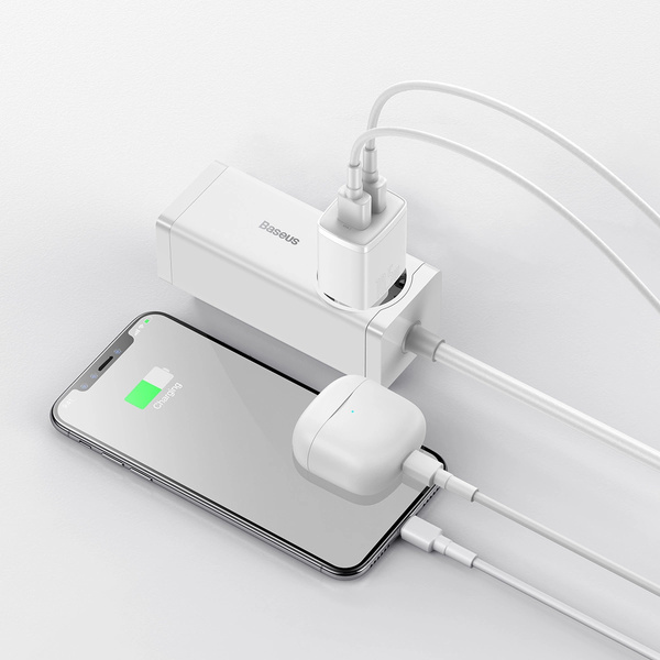 Baseus Compact ładowarka sieciowa 2x USB 10.5W