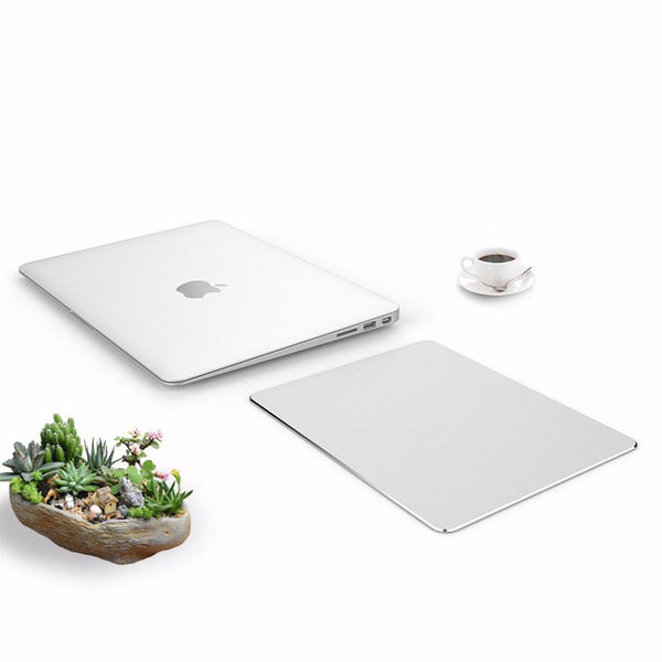 Aluminiowa podkładka pod myszkę do komputera Apple antypoślizgowa cienka, srebrny