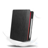 Etui skórzane z kieszeniami karty do Lenovo Tab M11 / M11 10.95, czarne - ochronne z podstawką