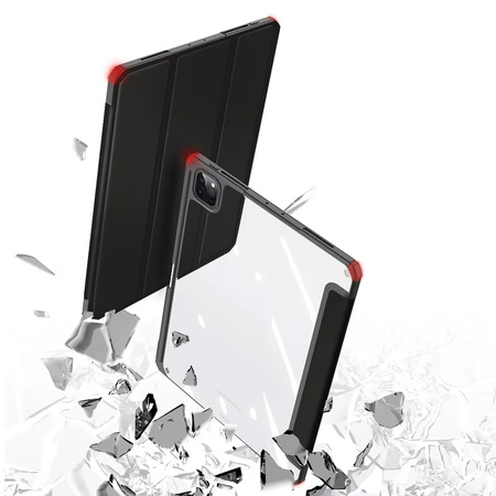 Etui pokrowiec Hard Crystal Pencil do iPad Air 13 Gen 6 2024 A2903 A2904, zielone