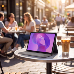 Etui Slim do Lenovo Idea Tab 11" TB336FU TB336ZU ZAFR0378PL z klapką - szare