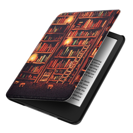 Etui graficzne Kindle Paperwhite 6/ Colorsoft/ Signature Edition- Library