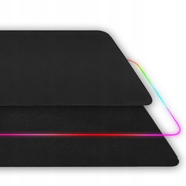 Podkładka pod myszkę mysz podświetlana 80x30 LED na biurko XXL mata Kosmos