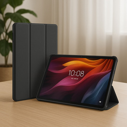 Etui Smart z klapką do Lenovo Tab K11 Plus 11.45 / Lenovo K11 Plus, czarne - ochronne z podstawką