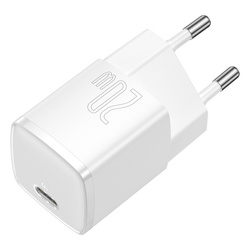 Ładowarka sieciowa szybka zasilacz Baseus Cube 20W USB-C - biała