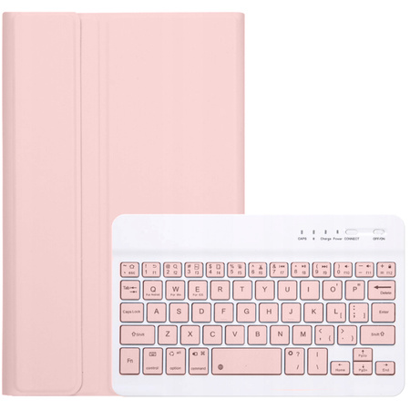 Etui z klawiaturą Bluetooth do Samsung Galaxy Tab A9 8.7 CFX110 (Różowe)