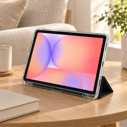 Etui Trifold do Galaxy Tab S10 Lite 10.9/ S10 FE/ S9 FE/ S9/ S8 z miejscem na rysik - czarne