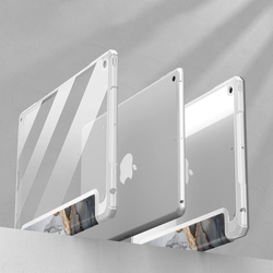 Etui Graficzne do Apple iPad 10.9 2022 Gen 10 / 11 2025 A16 Gen 11 z klapką, czarne - ochronne z podstawką