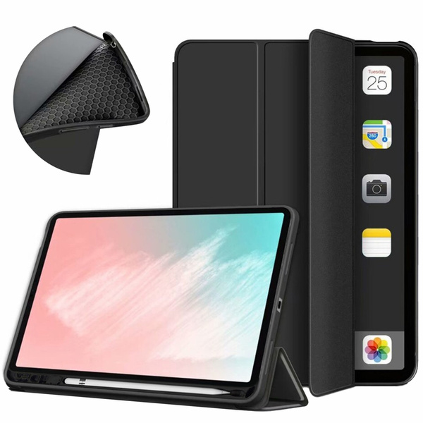 Etui Smart do iPad 10.9 2022 Gen. 10, czarne - ochronne z podstawką, dostęp do portów i przycisków