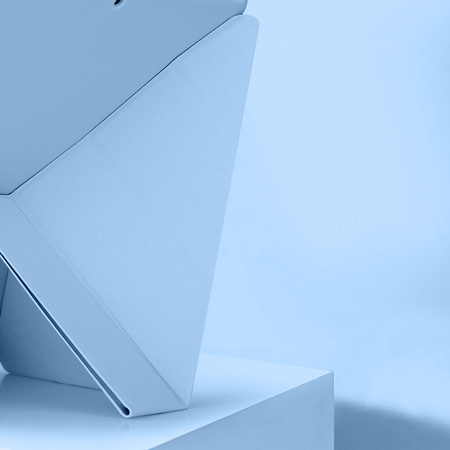 Etui pokrowiec Trifold do iPad Pro 11 Gen 5 M4 2024 A2836 A2837 3006, niebieskie