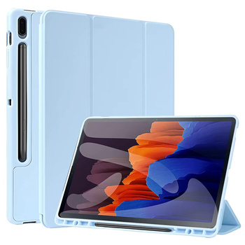 Etui Smart z uchwytem na rysik do Samsung Galaxy Tab S9 / S9 S10, niebieskie - ochronne z podstawką