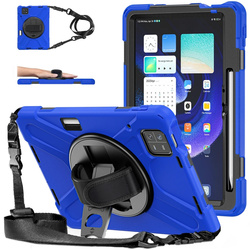 Etui pancerne Armor pasek do Xiaomi Mi Pad 6 / 6 Pro 2023 / 6 Pro, granatowe - ochronne z podstawką