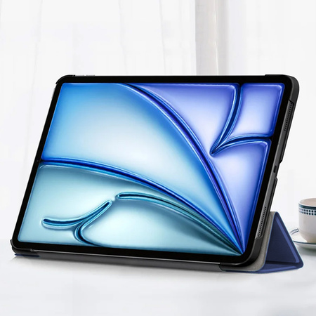 Etui Smart Case obudowa do iPad Air 13 Gen 6 2024 A2903 A2904 / Gen. 6 A2898, granatowe - ochronne