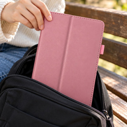 Etui Slim z klapką do Galaxy Tab A11 X135/ X133 A9 SM-X115/ X110 - różowe