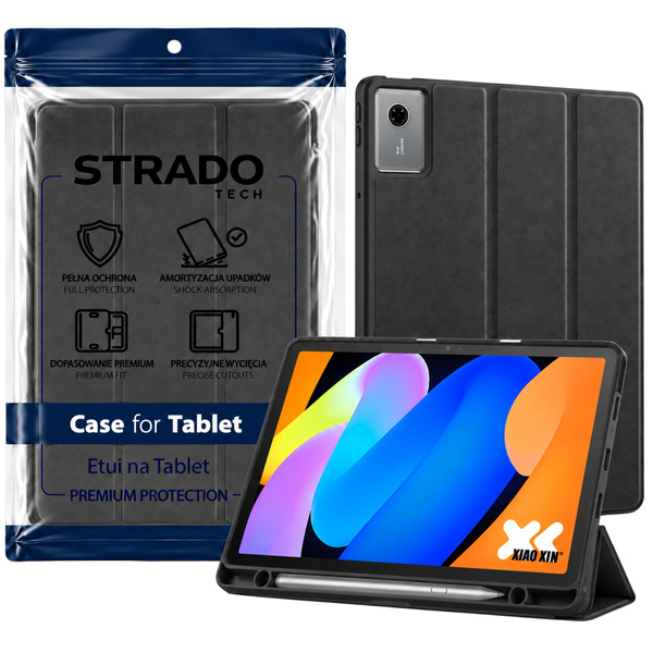 Etui Smart Pencil do Lenovo Idea Tab 11" z miejscem na rysik - czarne