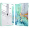 Etui Graficzne do Apple iPad 10.9 2022 Gen 10 / 11 2025 A16 Gen 11 z klapką, zielone - ochronne z podstawką