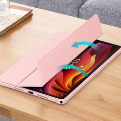 Etui Smart Case do Redmi Pad SE 8.7 2024, różowe - ochronne z podstawką, dostęp do portów i przycisków
