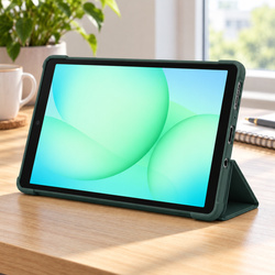 Etui Smart do Galaxy Tab A11 X135/X133 A9 SM-X115/SM-X110 z klapką - zielone