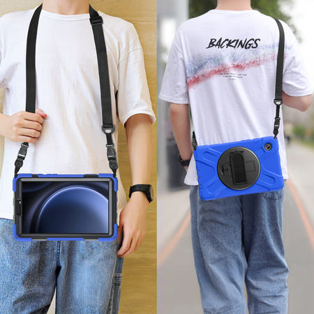 Etui pancerne Shockproof do Samsung Galaxy Tab A9 8,7 2023 X110 / X115, niebieskie