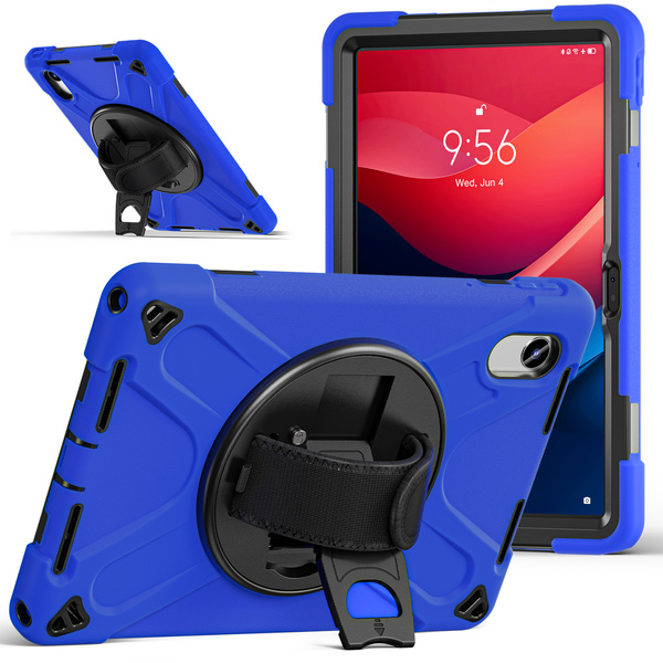 Etui pancerne Armor do Idea Tab 11 / Lenovo Idea Tab - ochronne z podstawką, dostęp do portów i przycisków