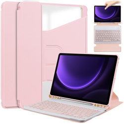 Etui 360 i KLAWIATURA do Samsung Galaxy Tab S9, S9 FE, S10 FE 10.9 na Rysik