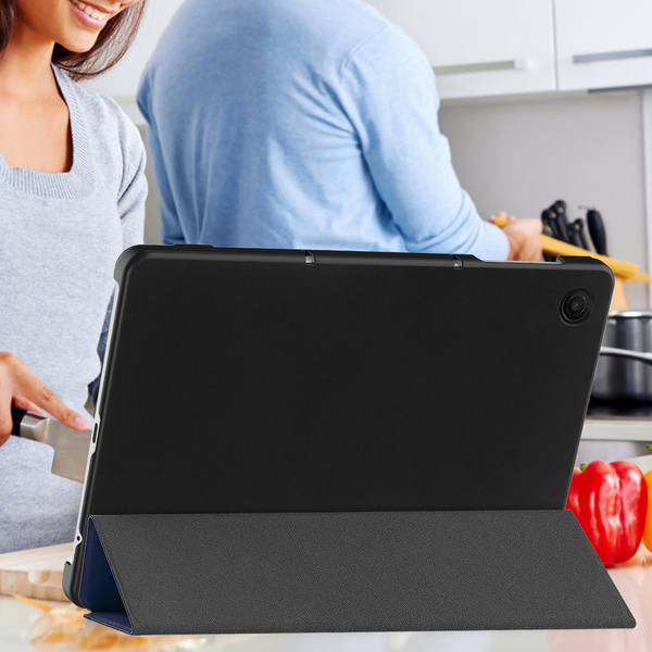 Etui Smart do T-Mobile T Tablet 2 10.1 5G 2025 z klapką, granatowe - ochronne z podstawką
