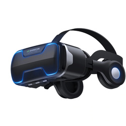 Okulary gogle 3D VR Shinecon G02ED do telefonu wbudowane słuchawki max 6 53