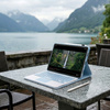 Etui z klawiaturą do Lenovo Idea Tab 11 2025, niebieskie - ochronne z podstawką