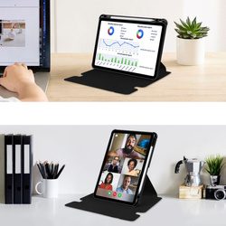 Etui klawiatura 360 iPad Air 13 2025/2024 - czarne