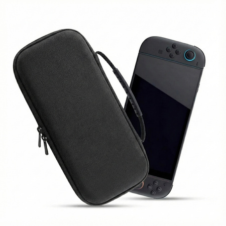 Etui do Nintendo Switch 2 2025 WZMOCNIONE ochronne pokrowiec do konsoli, czarne