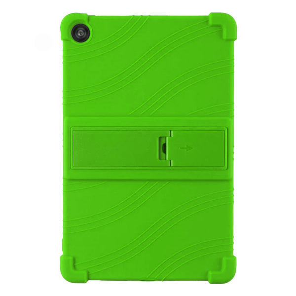 Etui Armor do T-Mobile T Tablet 2 10.1 5G 2025 pancerne, zielone - ochronne z podstawką