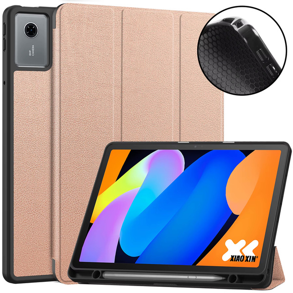 Etui z uchwytem na rysik do Lenovo Idea Tab 11 TB336FU TB336ZU ZAFR0378PL, różowe złoto