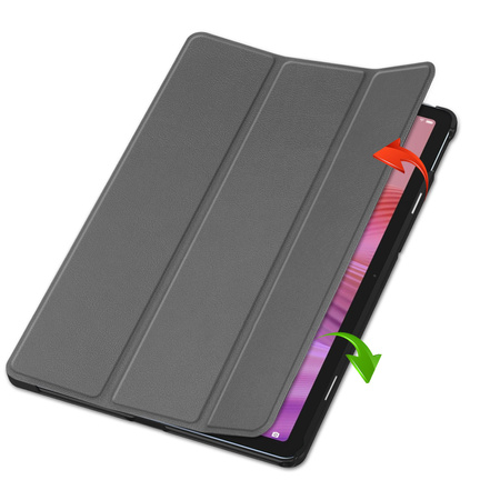 Etui SMART do Lenovo Tab 10.1 2025 TB311FU TB311XU ZAEH0040PL z klapką, szare