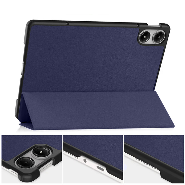 Etui Smart do Xiaomi Redmi Pad Pro 12.1 2024 z klapką / Redmi Pad Pro 12.1 2024, granatowe - ochronne z podstawką