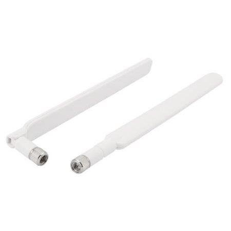 2x Antena wzmacniająca sygnał do routera Lte Huawei B593 E5186 B525, biały