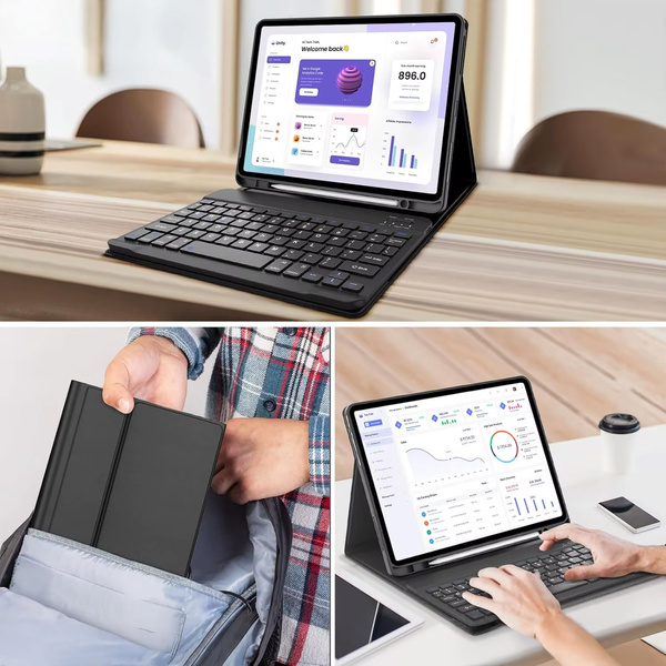 Etui do Xiaomi Redmi Pad SE 8.7 2024 / Redmi Pad SE 8.7 / Redmi Pad, czarne - ochronne z podstawką