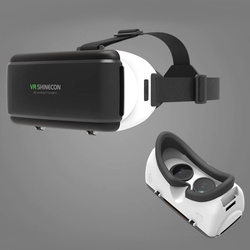 Okulary gogle wirtualna rzeczywistość 3D VR 360 Shinecon G06 pilot opaska - do smartfona
