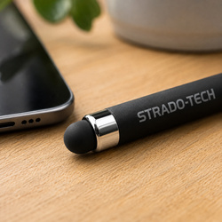 Precyzyjny rysik stylus pen do tabletu telefonu, dwustronny, czarny